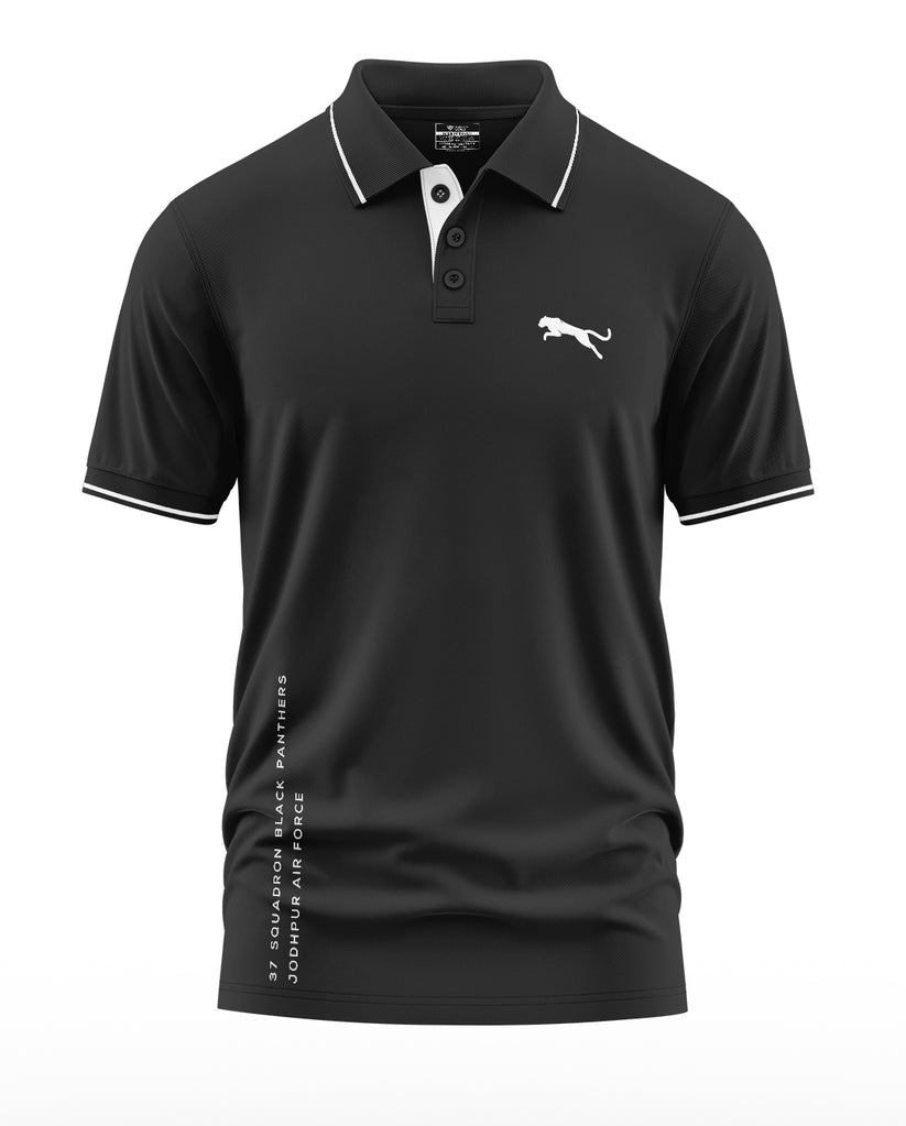 Black Panthers Polo Collar T-Shirt – AddysForMen®️